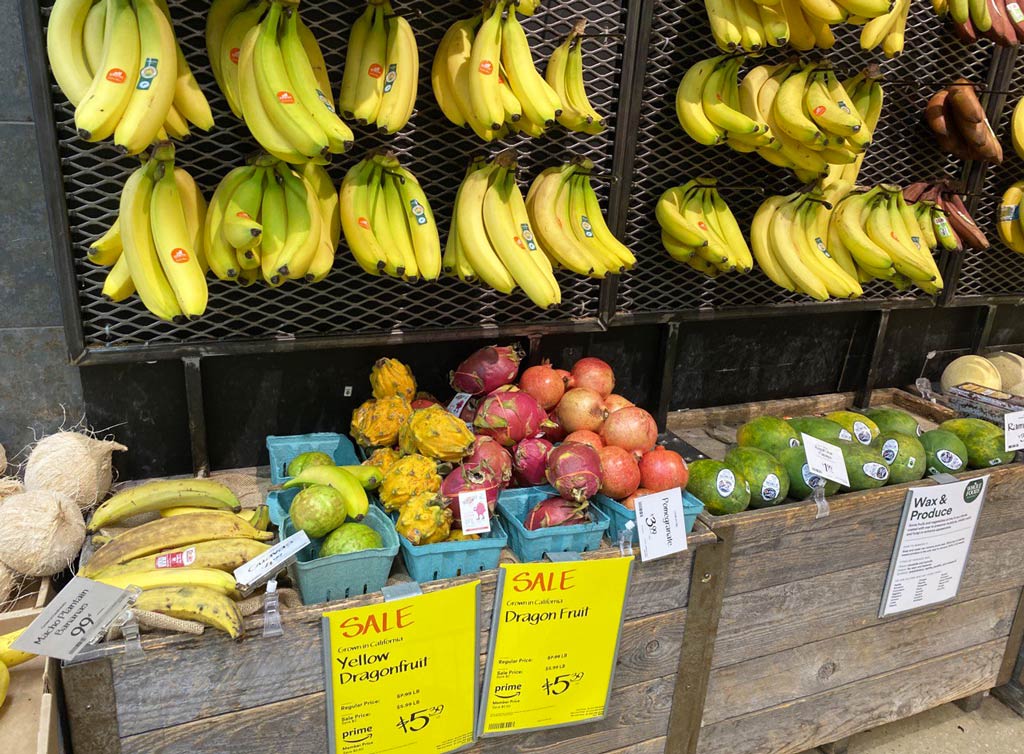 Bananas at Whole Foods