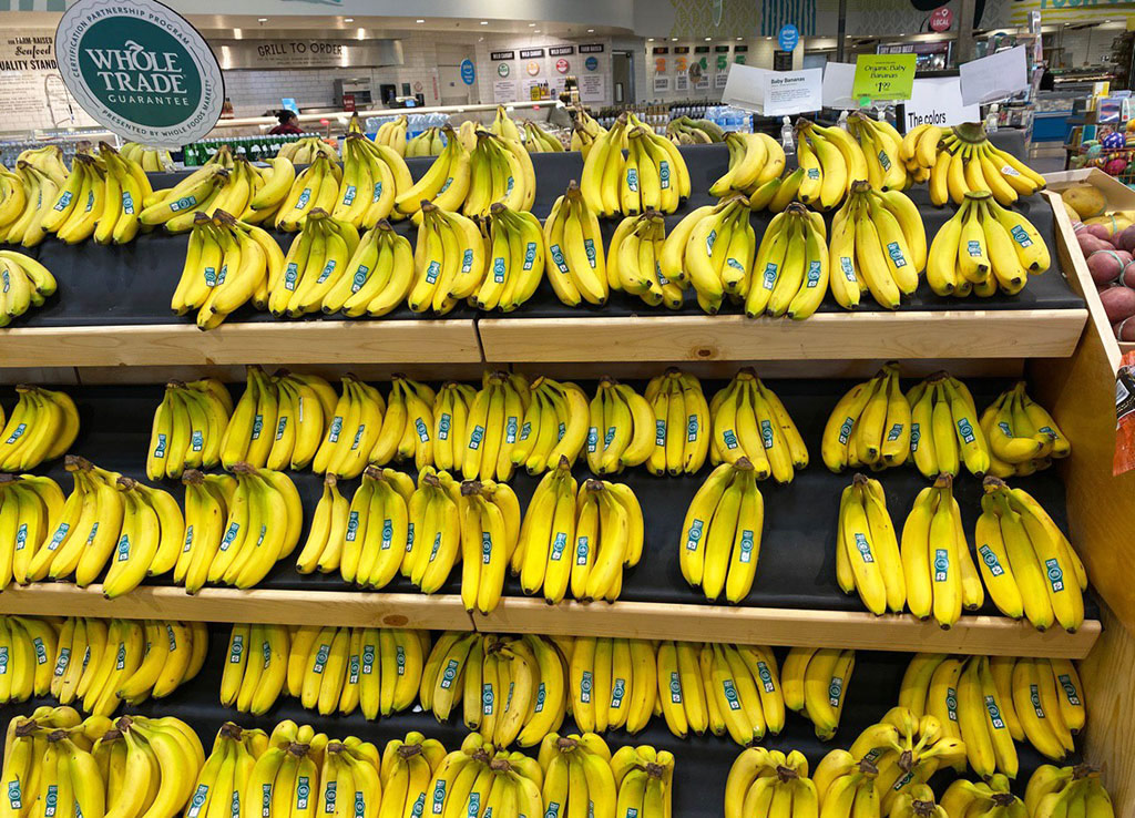 Bananas at Whole Foods Market